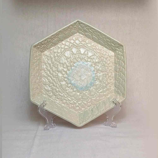 Family Serving Plates (carebbian green-circle)