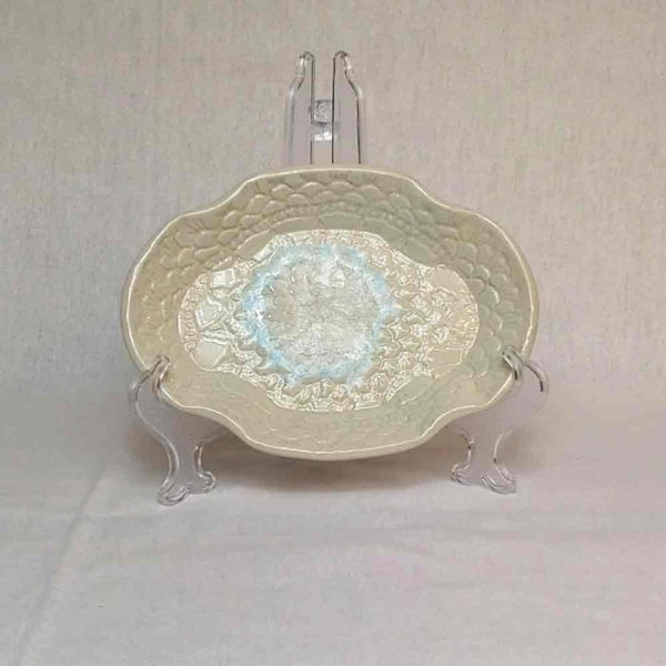Family Serving Plates (carebbian green-circle)