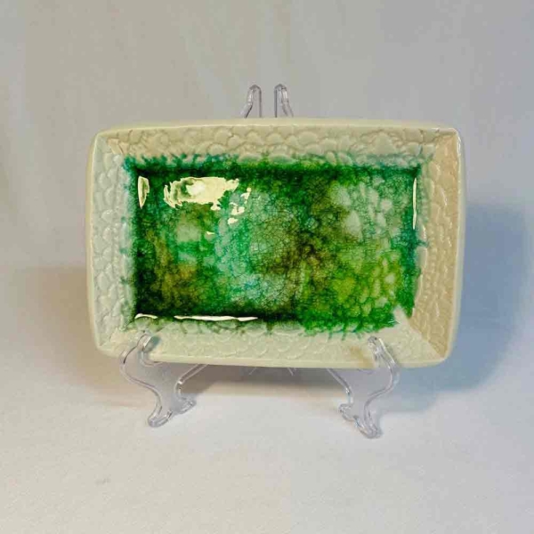Family Serving Plates (carebbian green-rectangle)