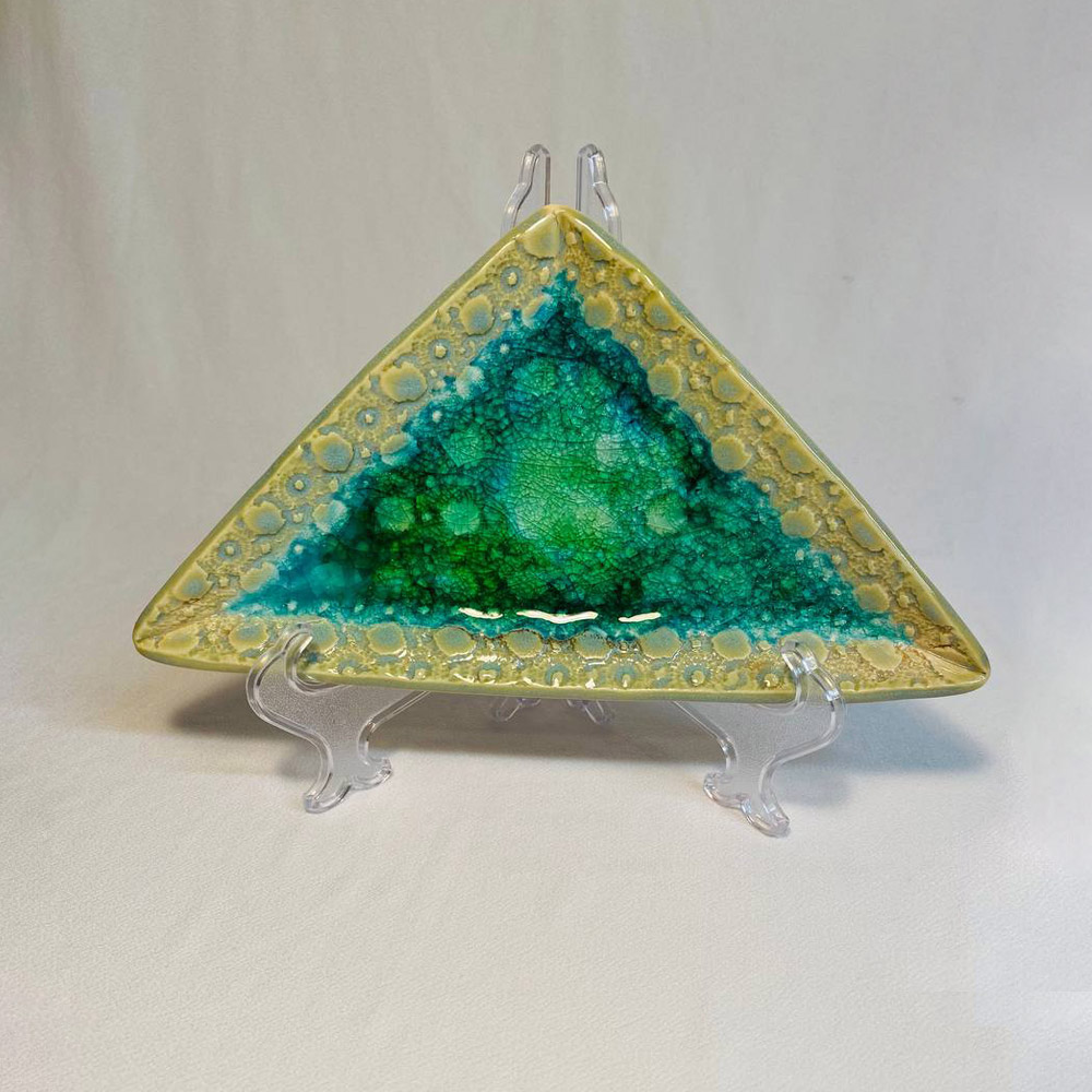Family Serving Plates (celadon-triangle)